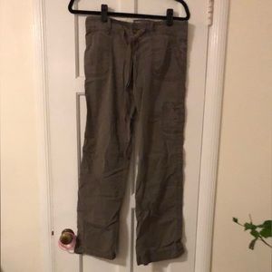 Abercrombie low waisted cargo pants.